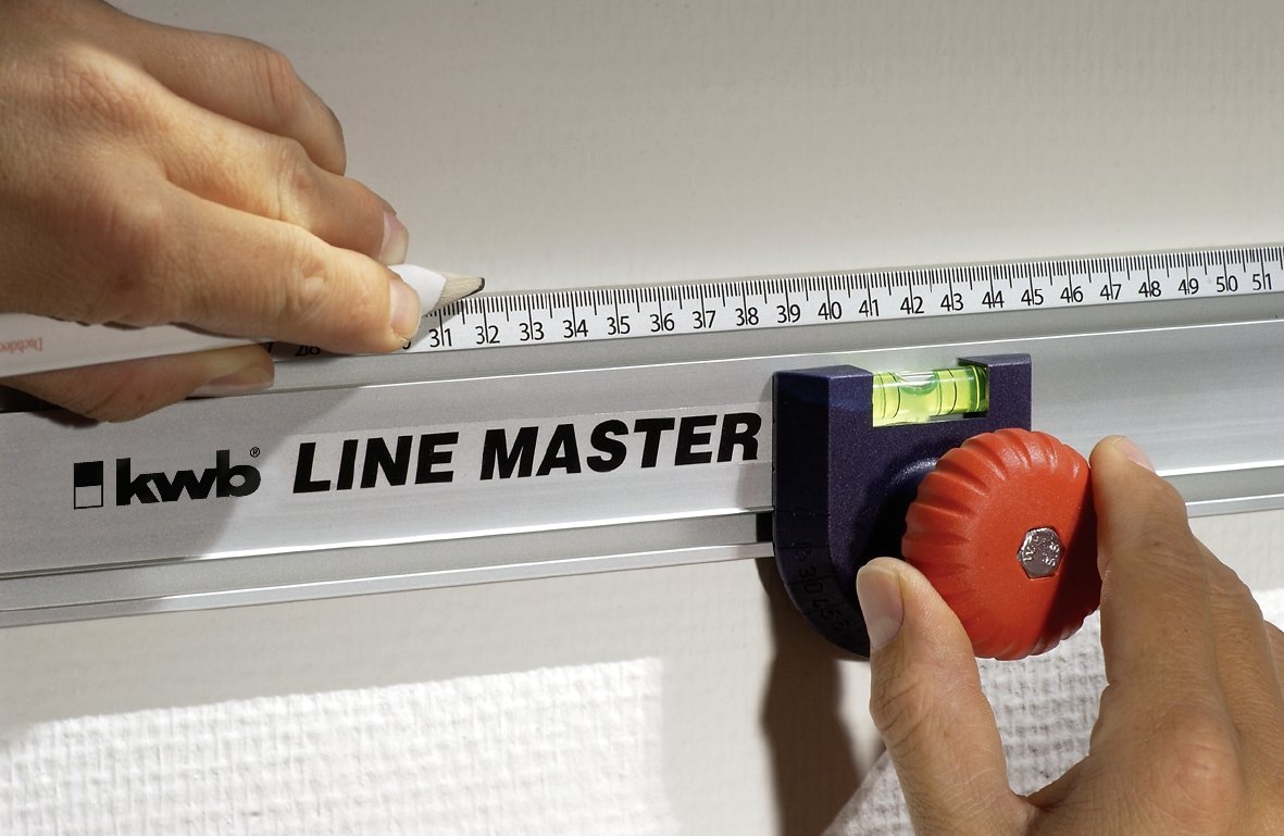 783408 Line Master Universal Set - 800mm (31.5 Inch) 10-Piece Multi-Purpose Measuring Tool Kit for DIY, Construction & Crafting Projects
