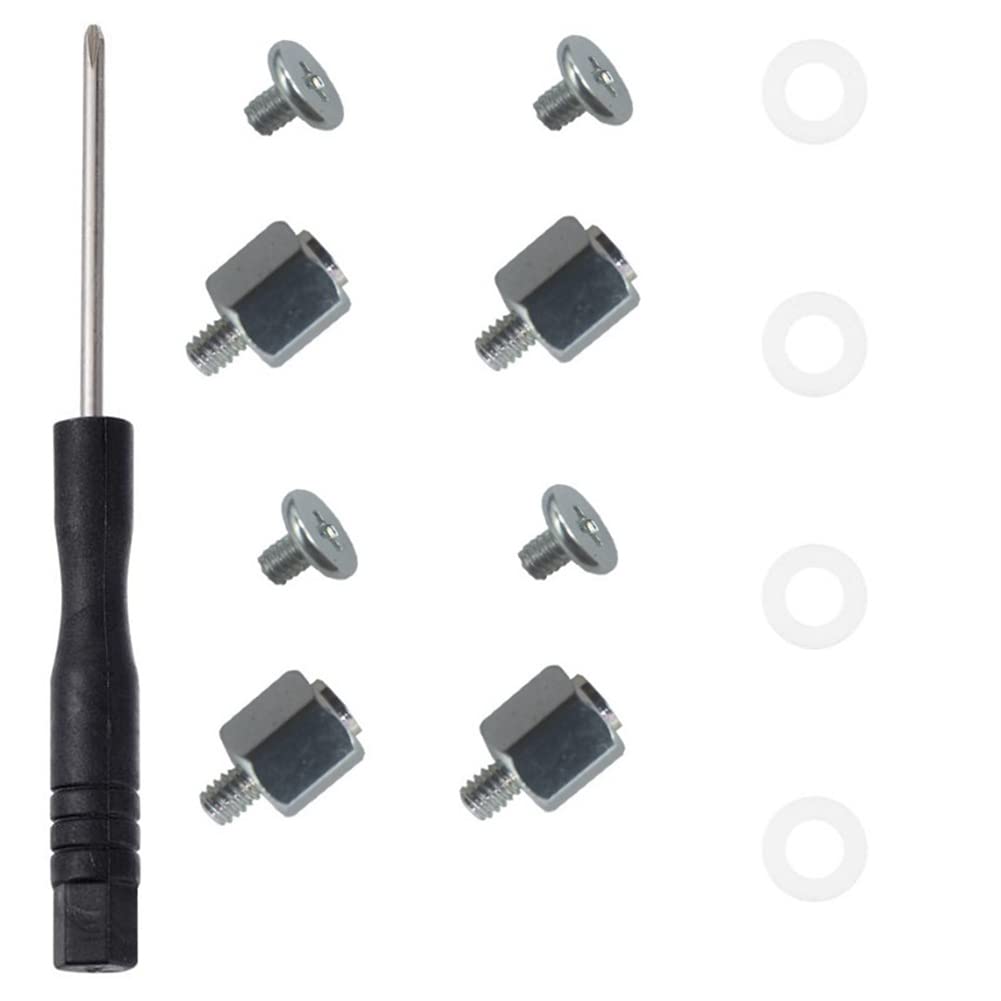 Beausoleil M.2 SSD Screw Kit - 9 Piece Set (4 Screws, 4 Standoffs, 1 Screwdriver) for PC Build, Laptop & Gaming Rig Installation | Compatible with NVMe SSD Upgrades
