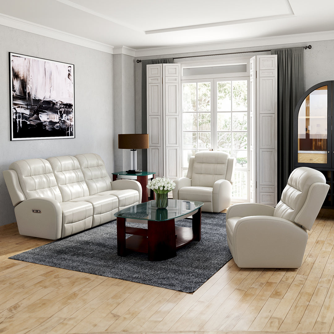 Cass Dual Power Glider Recliner Chair - Electric Lift Reclining Sofa with Smooth Gliding Motion for Living Room, Home Theater & Elderly Comfort