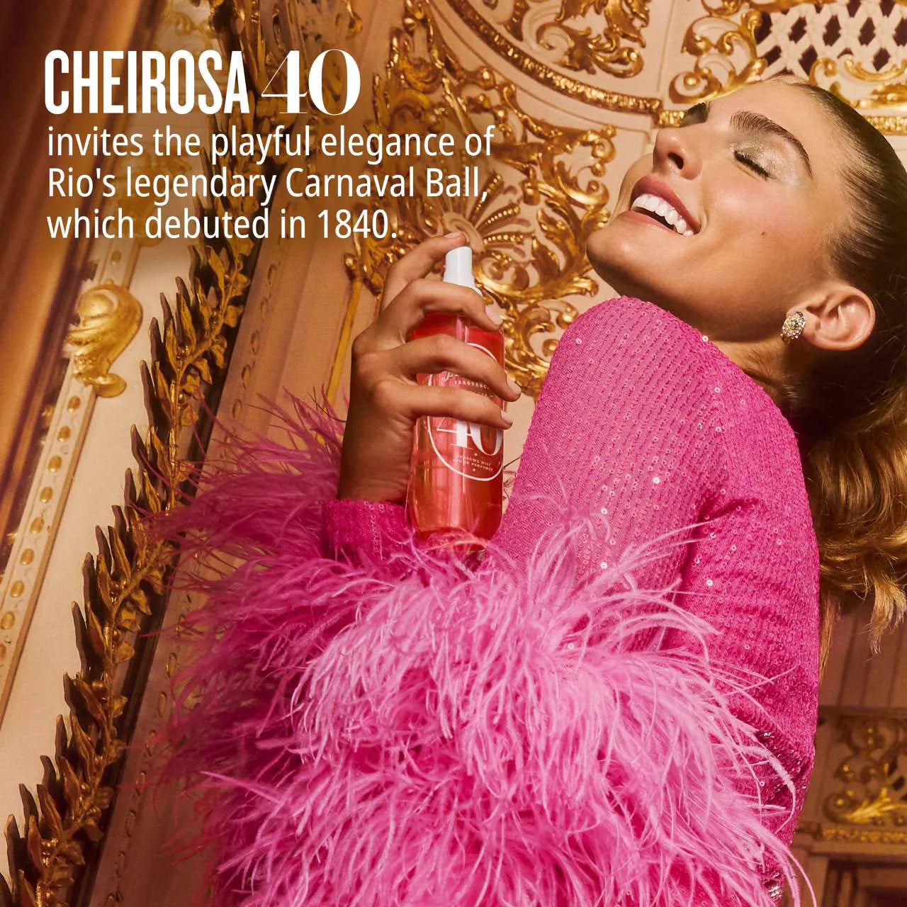 Sol de Janeiro Cheirosa 40 Hair & Body Fragrance Mist - Tropical Coconut & Vanilla Scent for Women - Perfect for Beach Days, Summer Vacations & Everyday Glow
