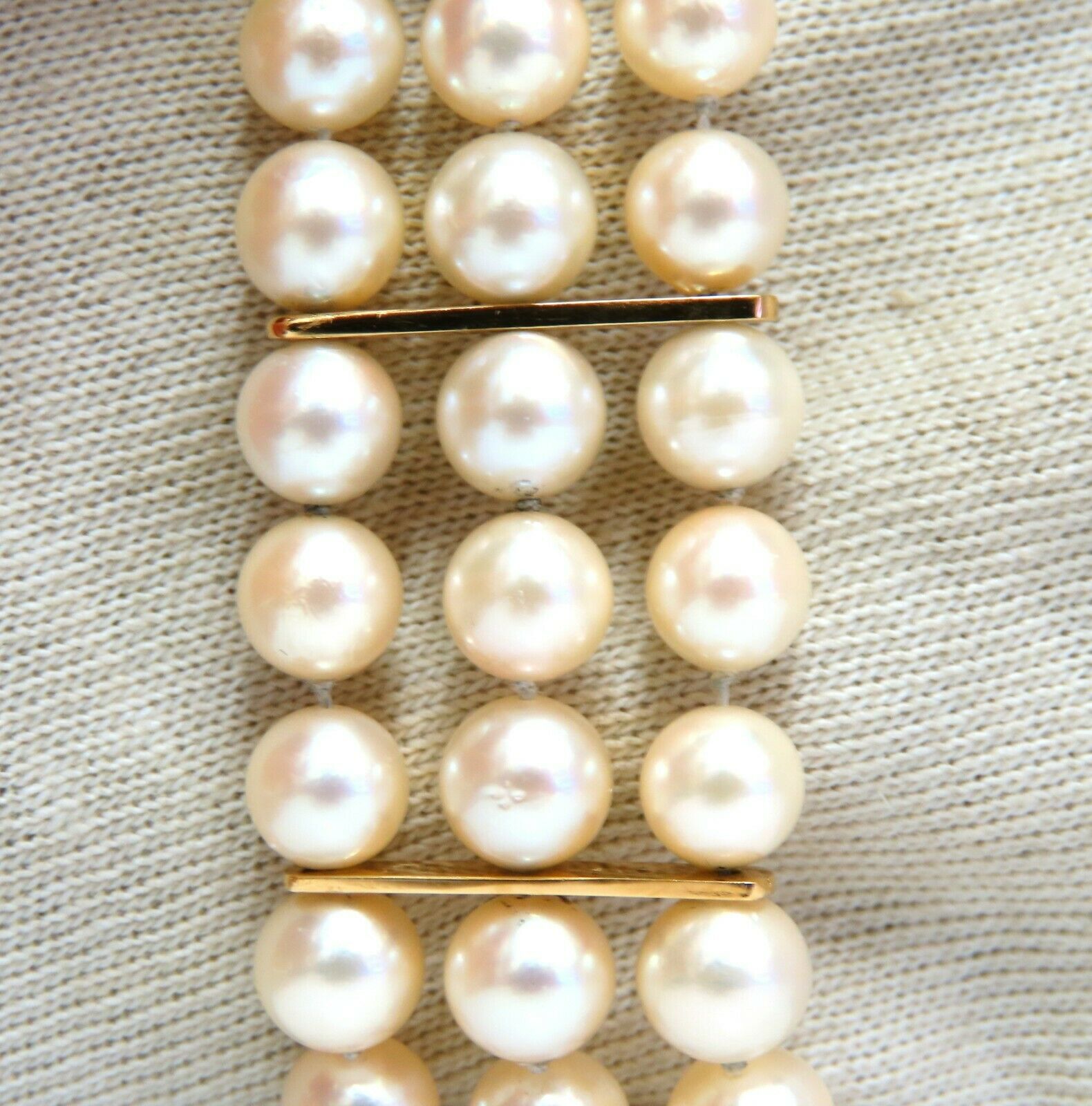 6.5mm Akoya Pearl Beaded Bracelet in 14K Gold - Elegant Jewelry for Women, Perfect for Weddings, Parties & Special Occasions