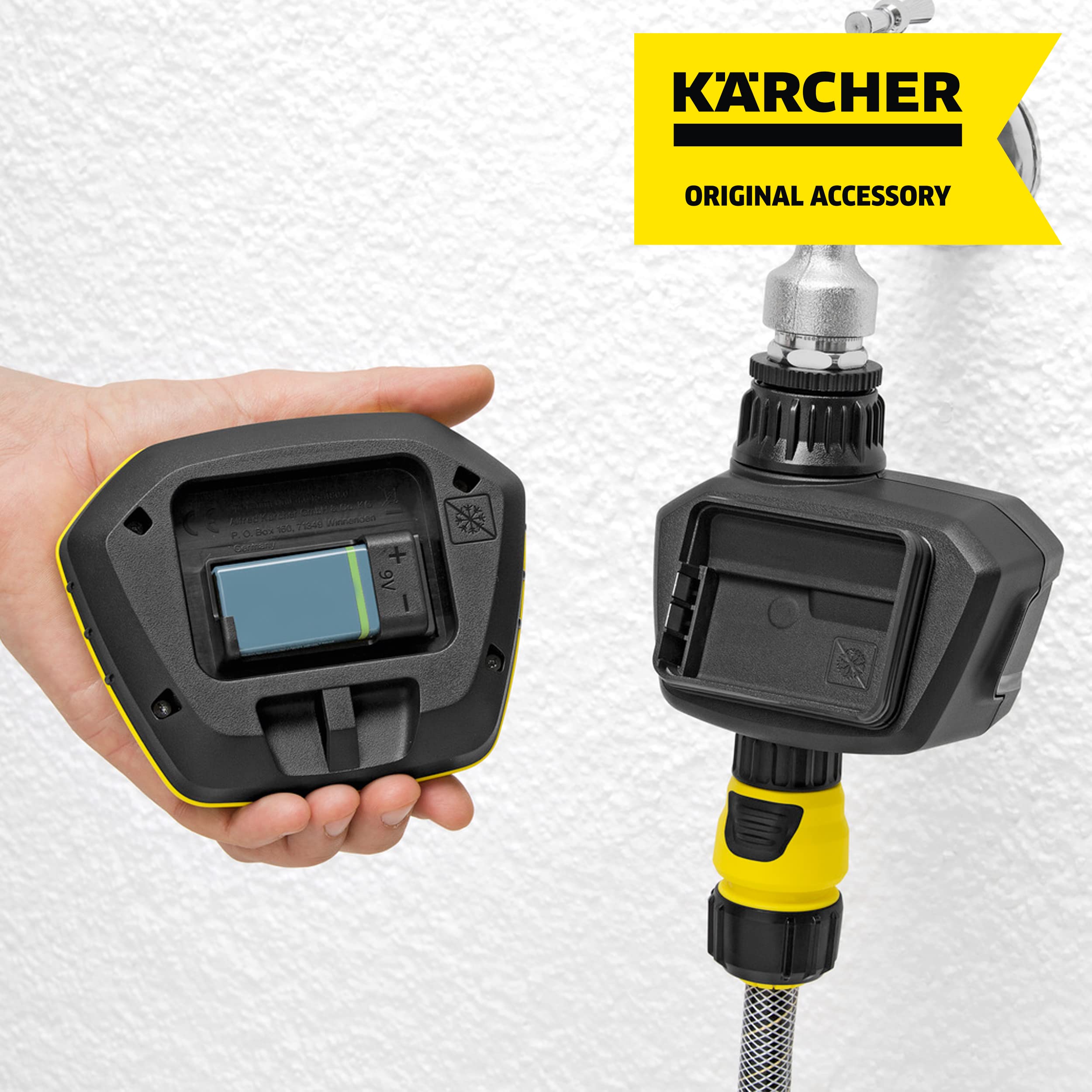 Karcher ST6 Automatic Watering Sensor Timer - Smart Garden Irrigation Controller for Lawns, Plants & Flowers | Perfect for Outdoor Sprinkler Systems & Drip Irrigation