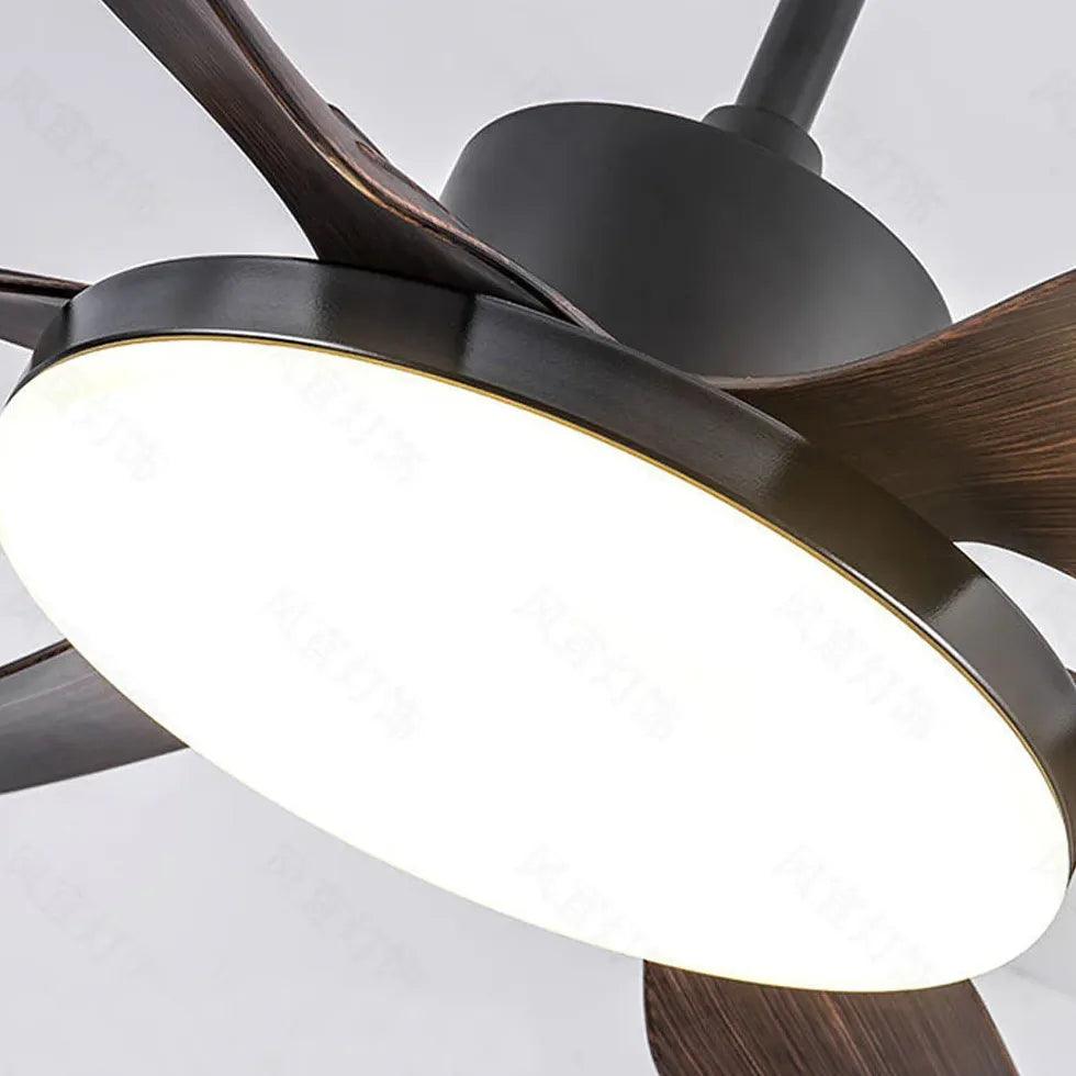 Modern White Ceiling Fan with Light - Minimalist Design for Living Room, Bedroom & Office - Energy Efficient & Quiet Operation