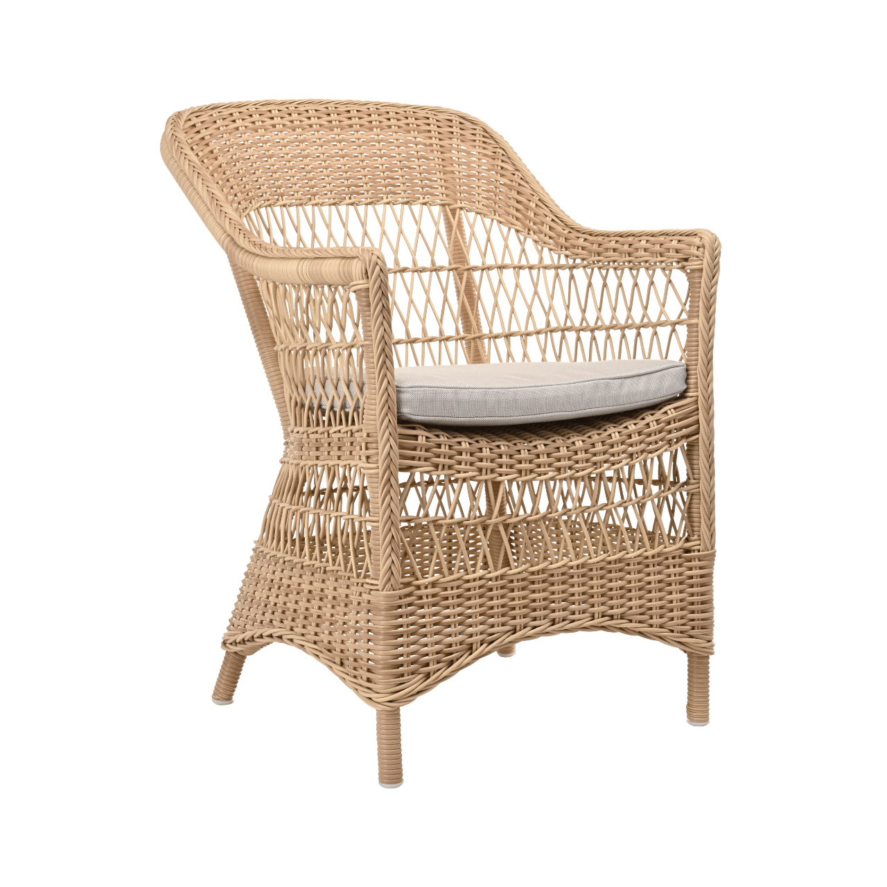 Charlot Outdoor Dining Armchair - Weather-Resistant Patio Chair for Garden, Poolside, and Restaurant Use - Perfect for Backyard, Deck, and Outdoor Entertaining
