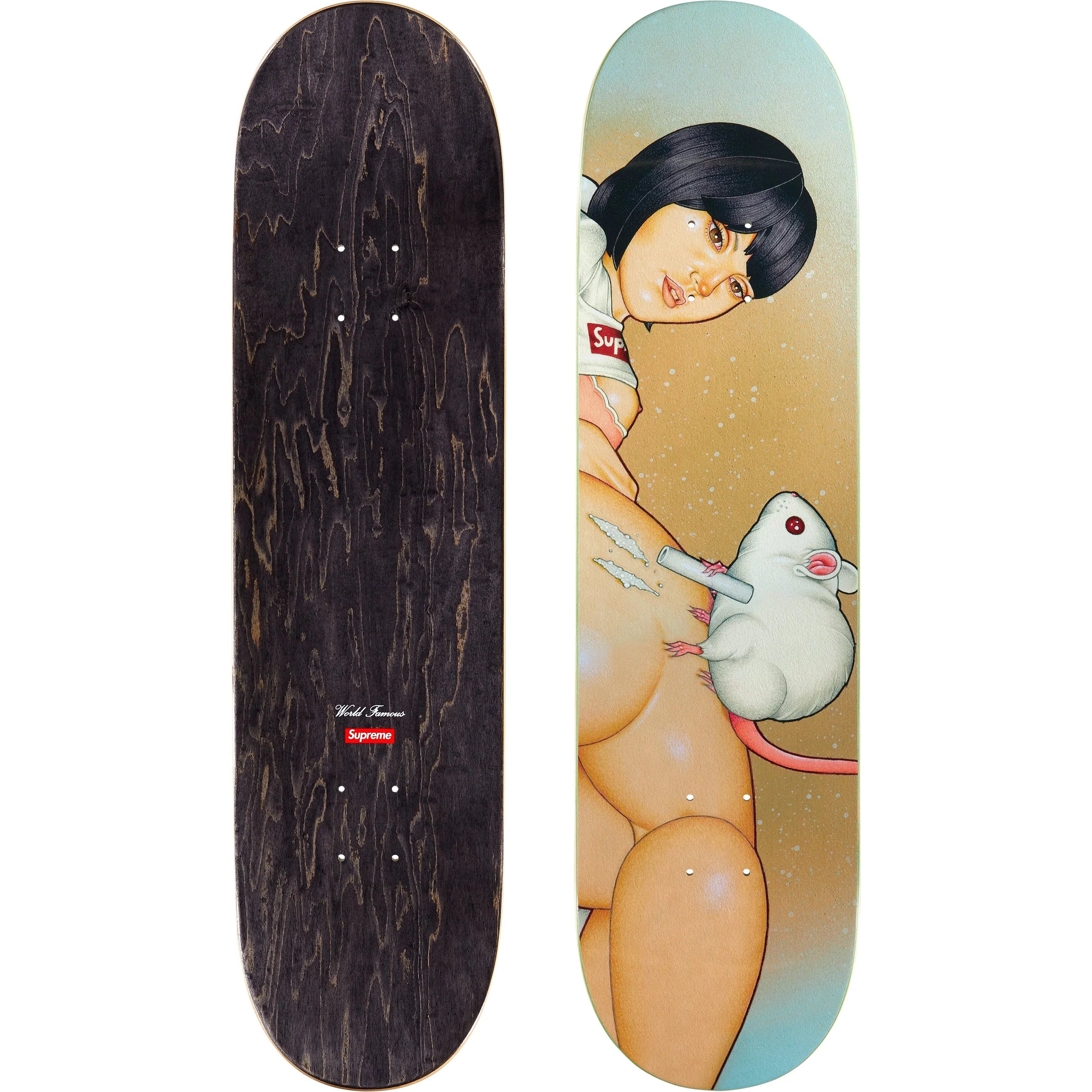 Supreme Girls Skateboard - Blue Skateboard for Teen Girls & Beginners - Perfect for Skate Parks, Street Skating & Outdoor Fun