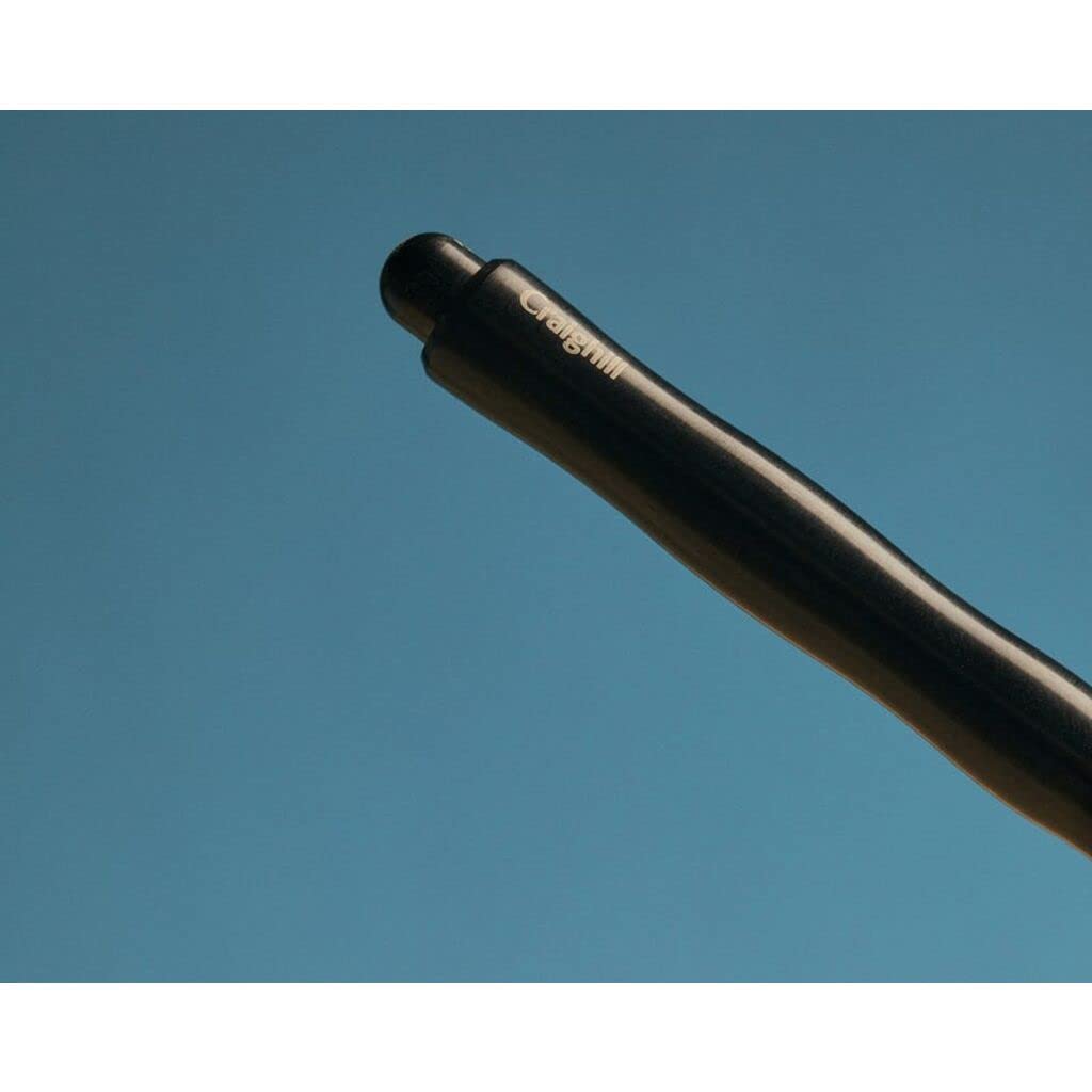 Craighill Kepler Pen - Premium Retractable Ballpoint Pen for Office Work, Journaling & Gifts - Sleek Metal Design with Smooth Writing & Refillable Ink - Vapor Black - Perfect for Professionals, Students & Everyday Carry