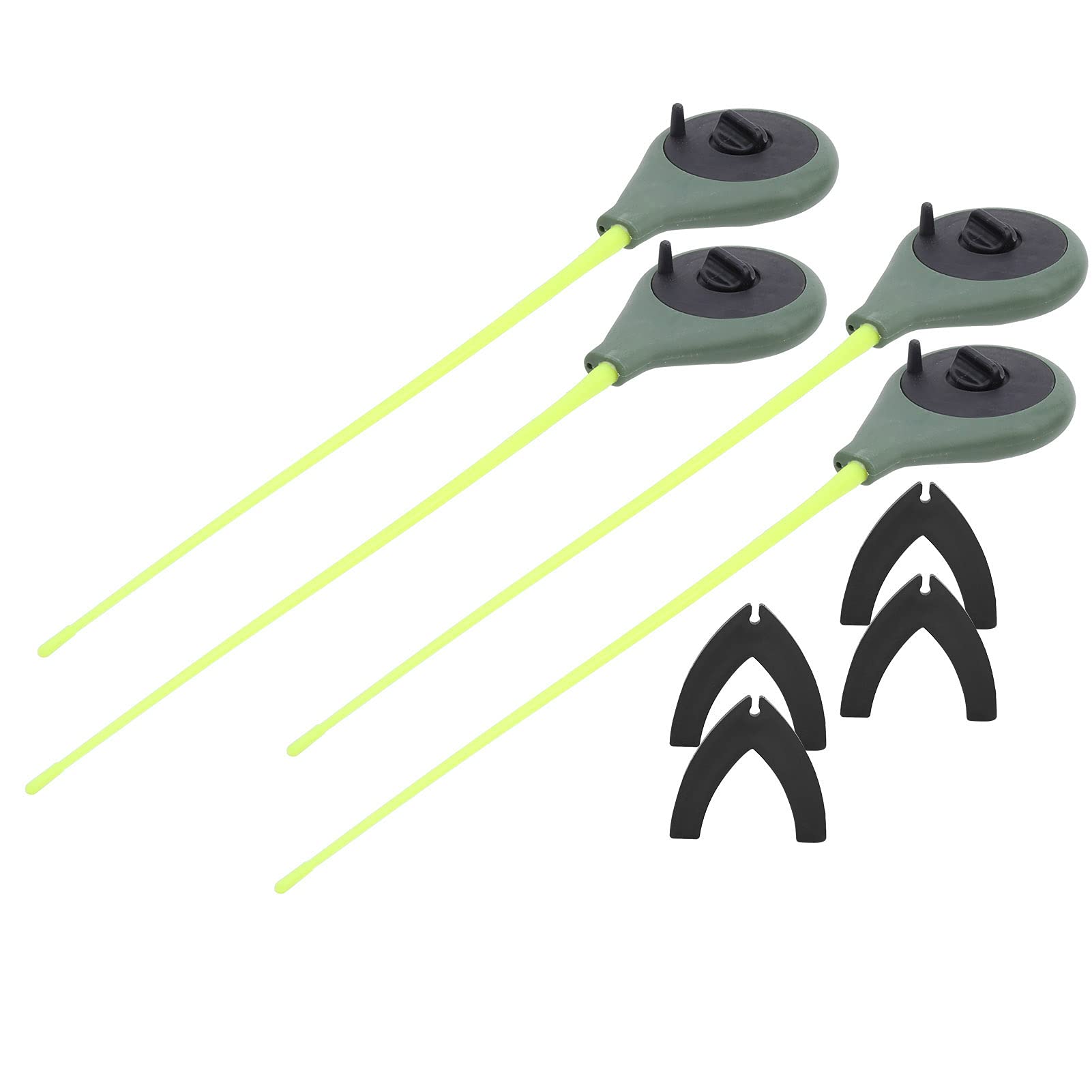4pcs Ice Fishing Rod Set - Portable Mini Fishing Pole Kit with Rod Tips, Ultra Light & Sturdy for Cold Winter Stability | Great for Fishing Enthusiasts | Easy to Use for Ice Fishing, Winter Camping & Outdoor Adventures