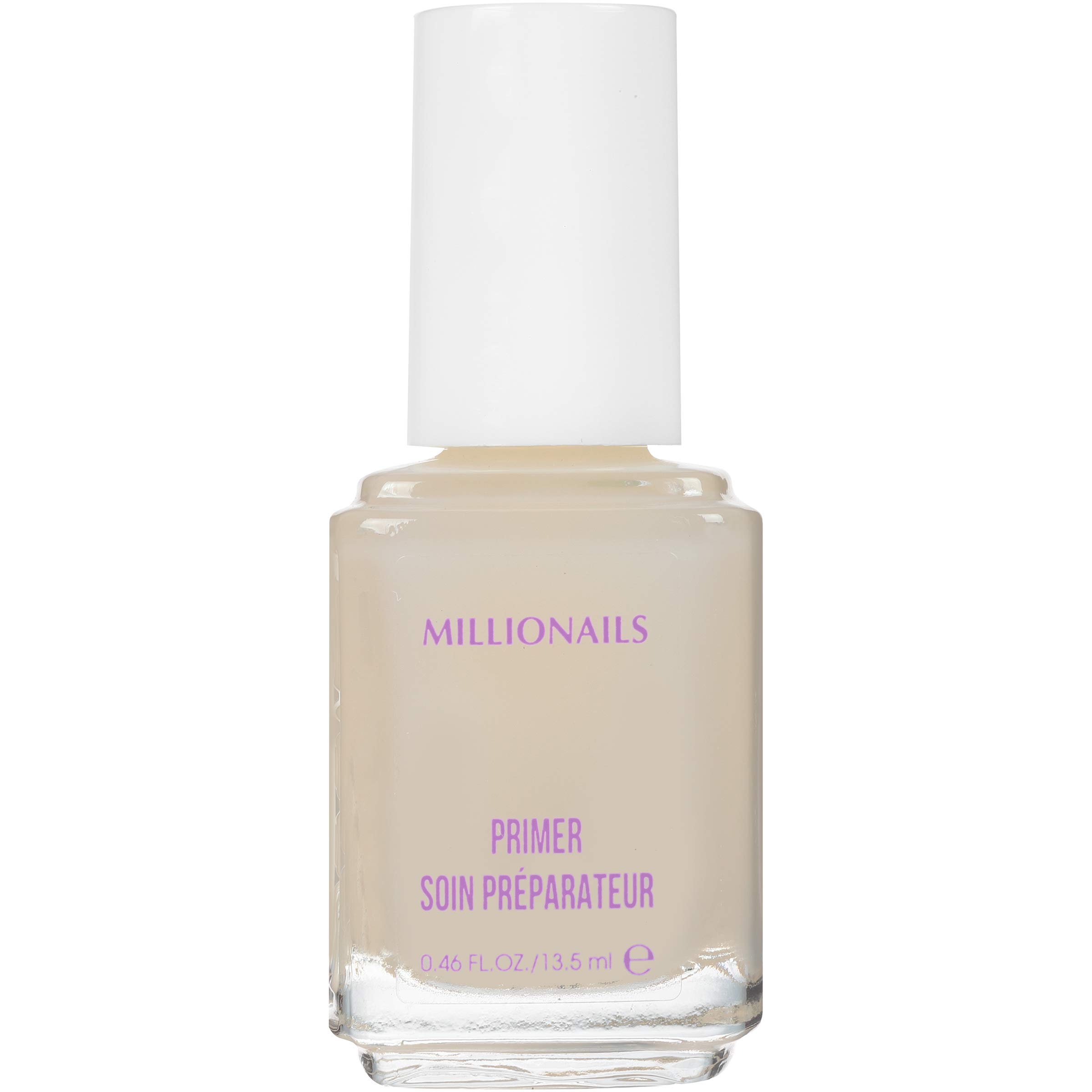 Essie Base Coat Nail Polish - Millionails Nail Treatment with Fiber Shield & Iron Strength (0.46 Fl Oz) | Strengthens & Protects Nails | Perfect for Manicures, Nail Care Routine & At-Home Nail Treatments
