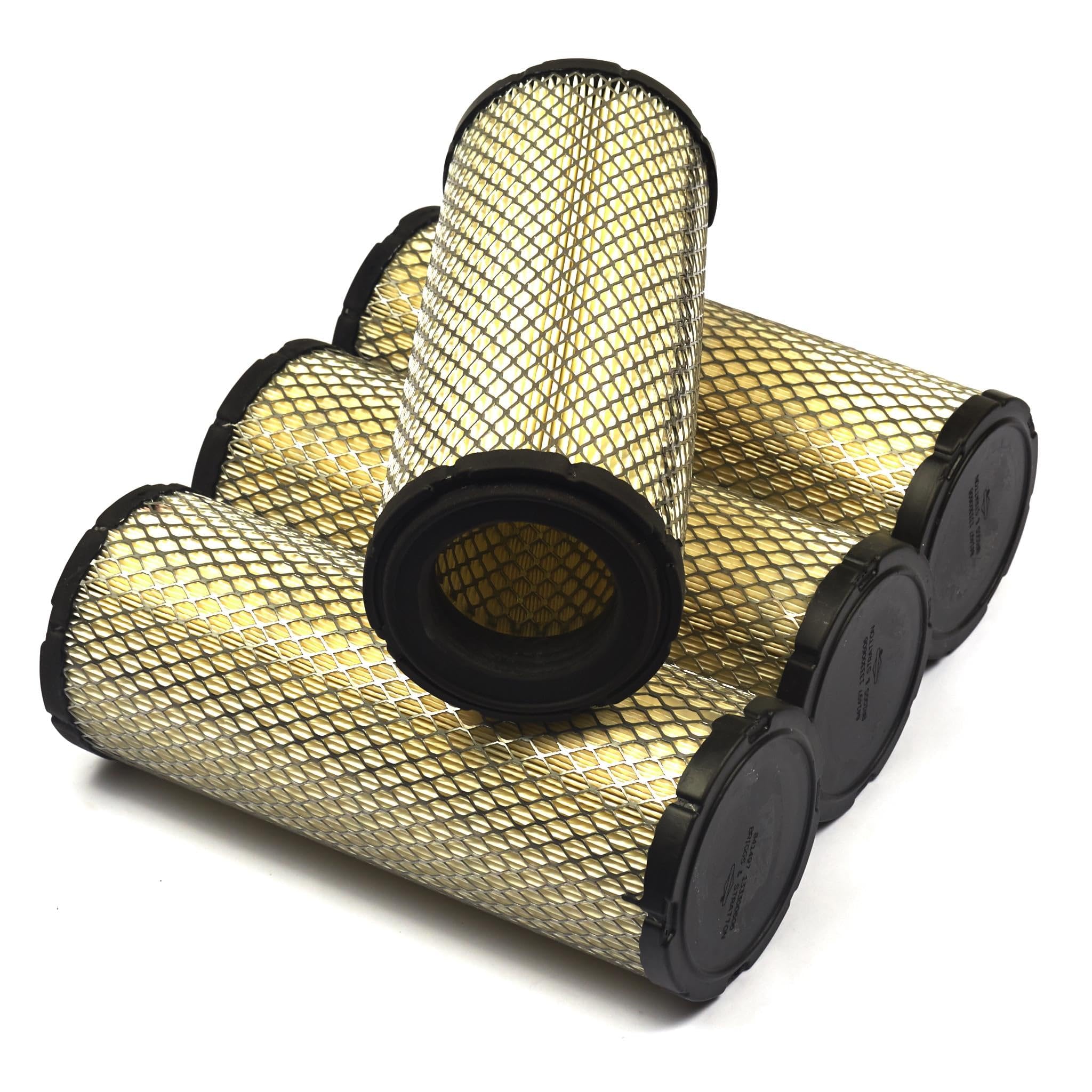 Briggs & Stratton 4235 4-Pack Round Air Filter Cartridge 841497 - Compatible with Lawn Mowers, Generators & Outdoor Power Equipment