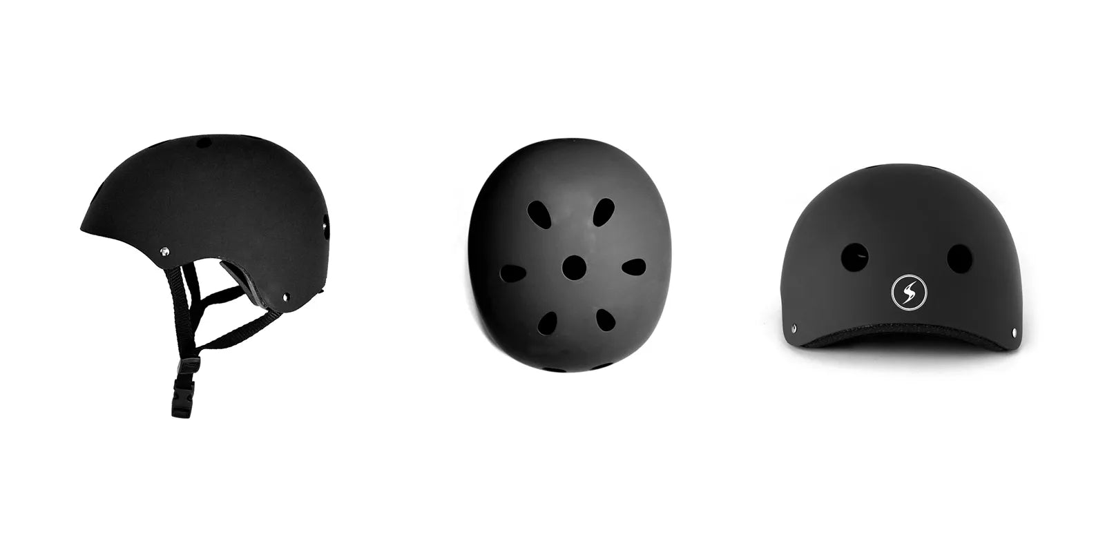 Stark Street Black Motorcycle Helmet for Adults - DOT Certified Full Face Bike Helmet for Men & Women - Perfect for Street Biking, Commuting & Urban Riding