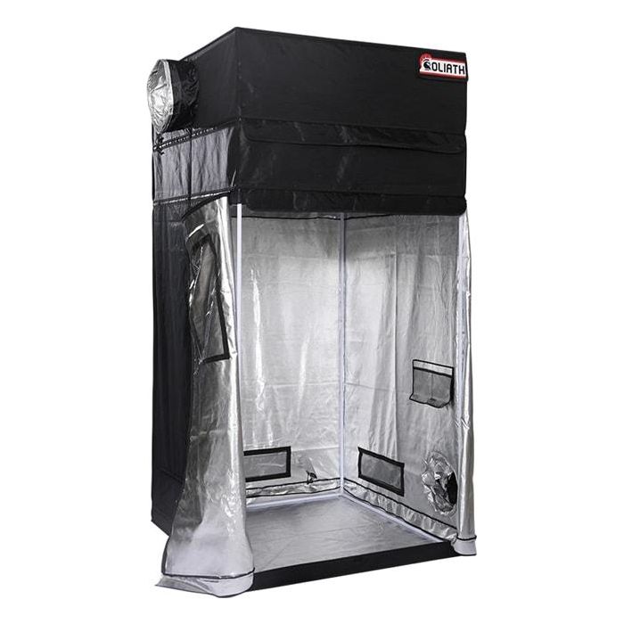 Goliath 4x4x6.11 ft Hydroponic Grow Tent - Durable Indoor Plant Growing Room for Herbs, Vegetables & Cannabis | Perfect for Home Gardening & Hydroponics Setup