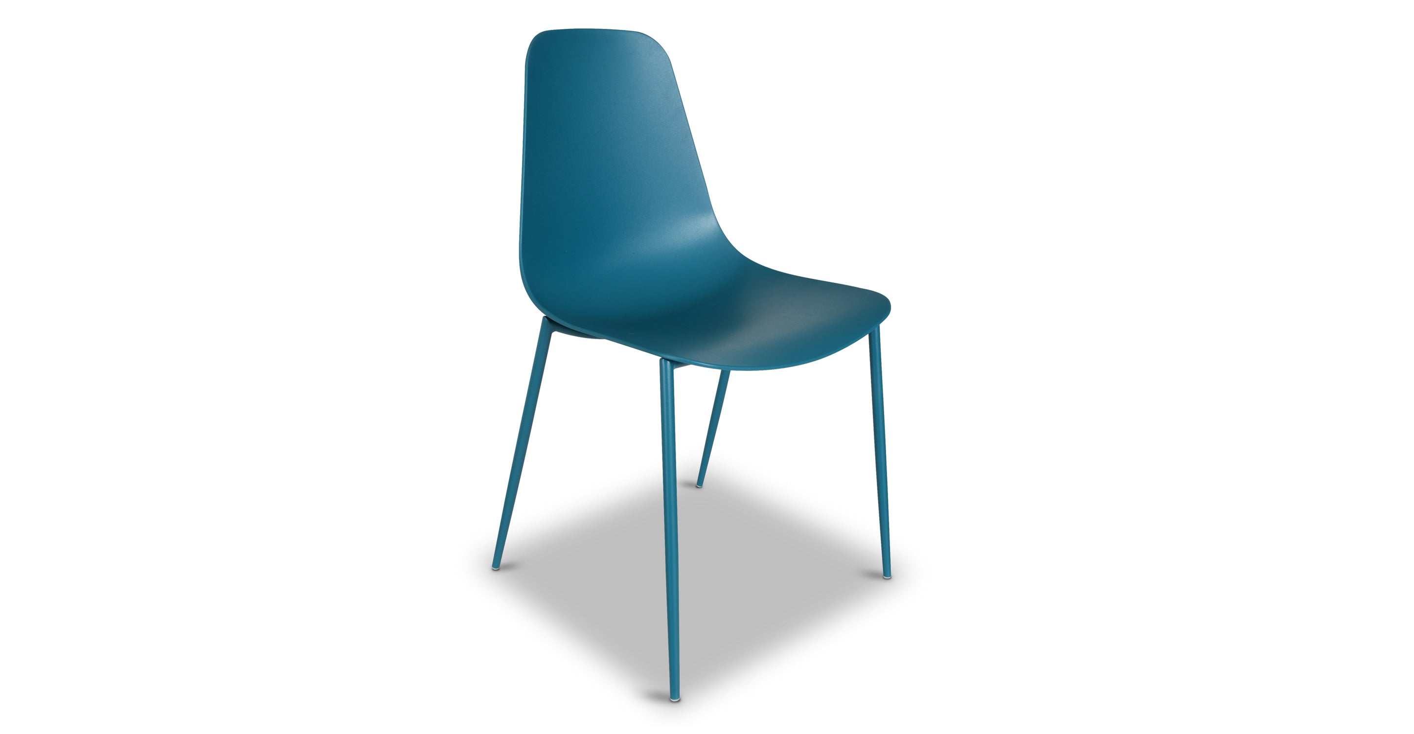 Isla Dining Chair - Modern Wooden Dining Room Chairs Set of 2, Comfortable Upholstered Seat with Sturdy Metal Legs - Perfect for Kitchen, Dining Room, Breakfast Nook & Home Decor