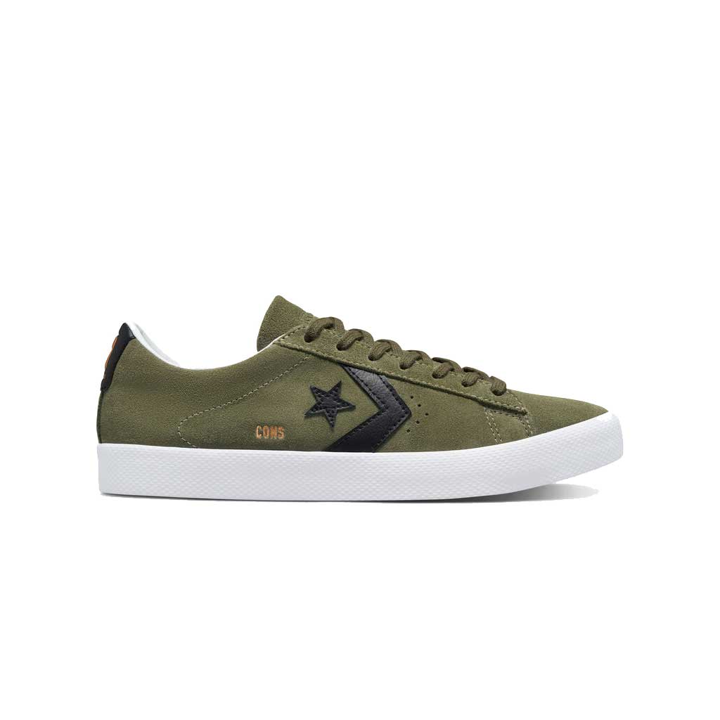 Converse Pro Leather Vulc Pro Ox Sneakers - Men's High-Top Basketball Shoes in Forest Green for Casual Wear & Street Style