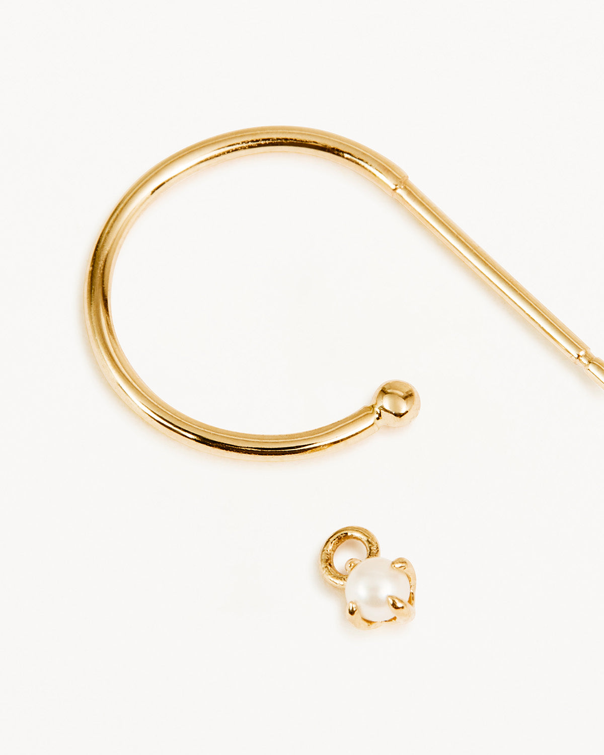 14K Solid Gold Tranquillity Hoop Earrings for Women - Dainty Minimalist Everyday Hoops - Perfect for Work, Date Night & Gifting