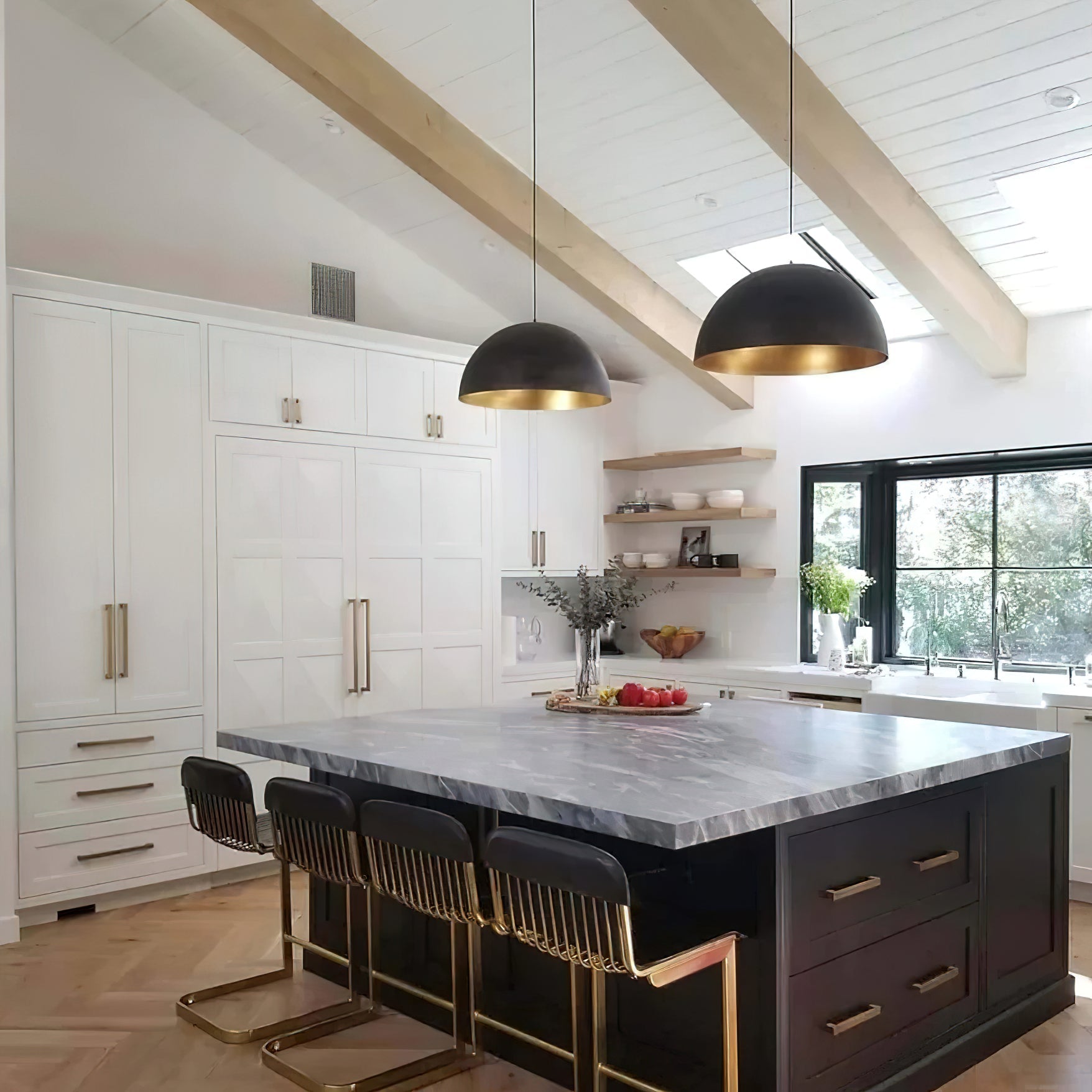 Marlow Dome Pendant Lamp - Modern Ceiling Light Fixture for Dining Room, Kitchen, Bedroom & Living Room | Stylish Industrial Lighting Decor