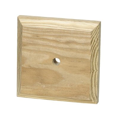 4x4 Pine Post Cap - Durable Wood Fence Post Topper for Outdoor Decoration & Protection - Perfect for Garden, Deck, and Fence Posts