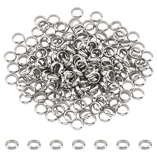 200 Pcs-Stainless Steel Color-7mm