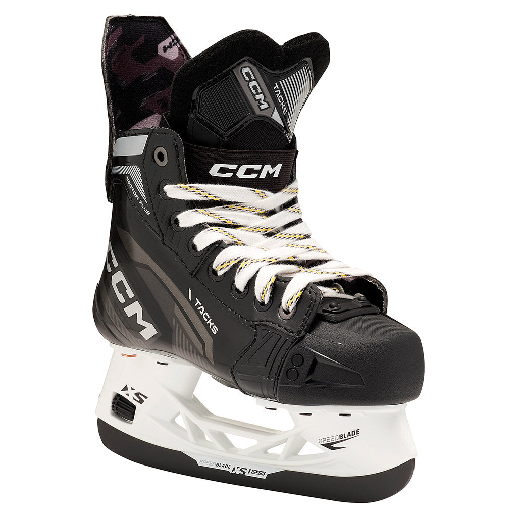 CCM Tacks Vector Plus 2022 Junior Ice Hockey Skates - Youth Hockey Skates for Boys & Girls - Perfect for Ice Rink Practice & Competitive Games