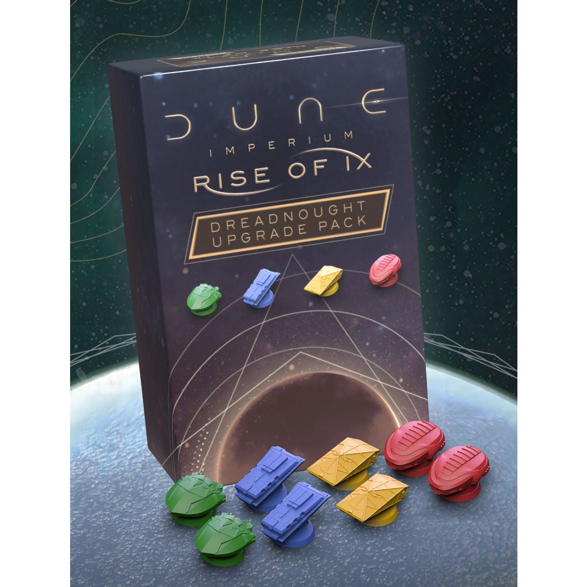 Dune: Imperium - Rise of Ix Dreadnought Upgrade Pack | Board Game Expansion for Strategy & Sci-Fi Fans | Perfect for Game Nights & Collectors