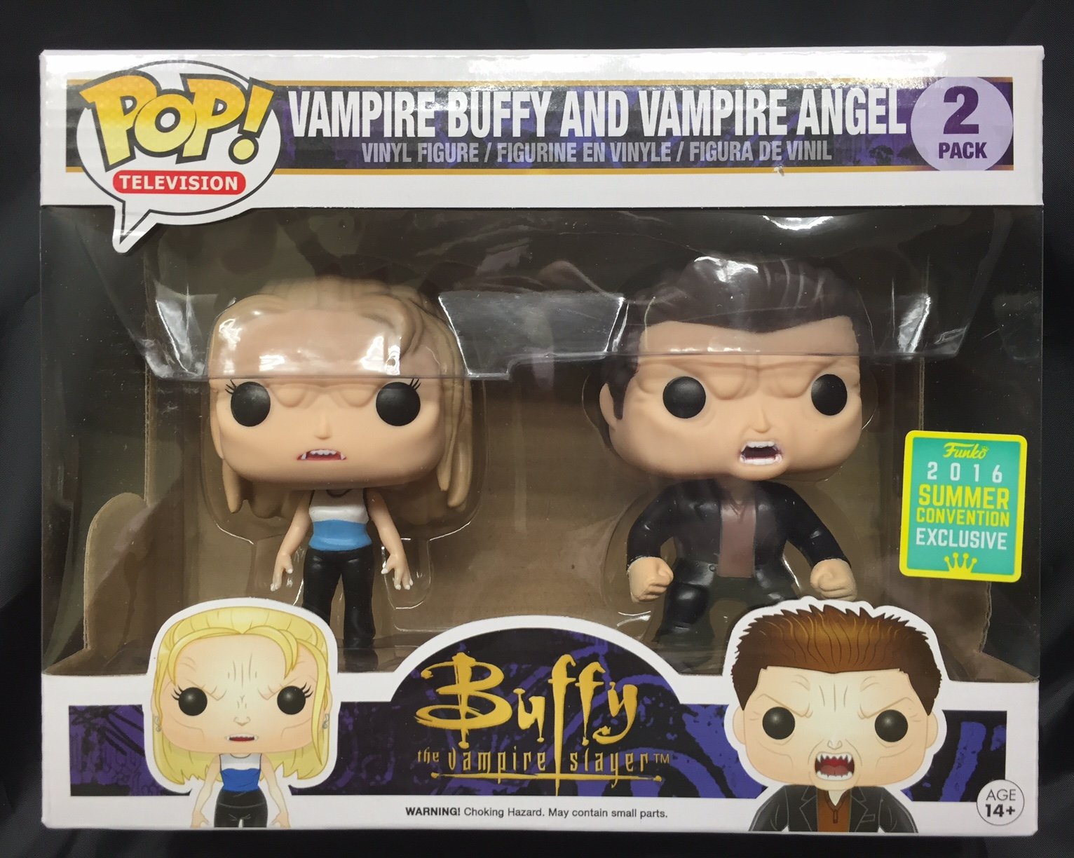 Funko Pop! Exclusive Vampire Buffy & Angel Summer Convention 2016 - Limited Edition Collectible Figures for TV Show Fans & Pop Culture Enthusiasts | Perfect for Display, Gifts, and Comic Con Events