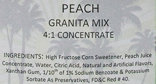 **Tropical Sensations Peach Slushie Mix - 6 Bottles (64 oz Each) - Perfect for Summer Parties, BBQs & Poolside Refreshments**