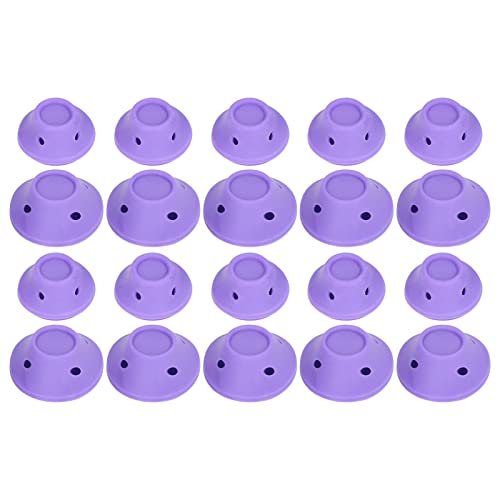 Reusable Slip-Resistant Silicone Hair Rollers - Lightweight Mushroom Shaped Hair Styling Rollers for Women | Perfect for Home Use & Salon Styling