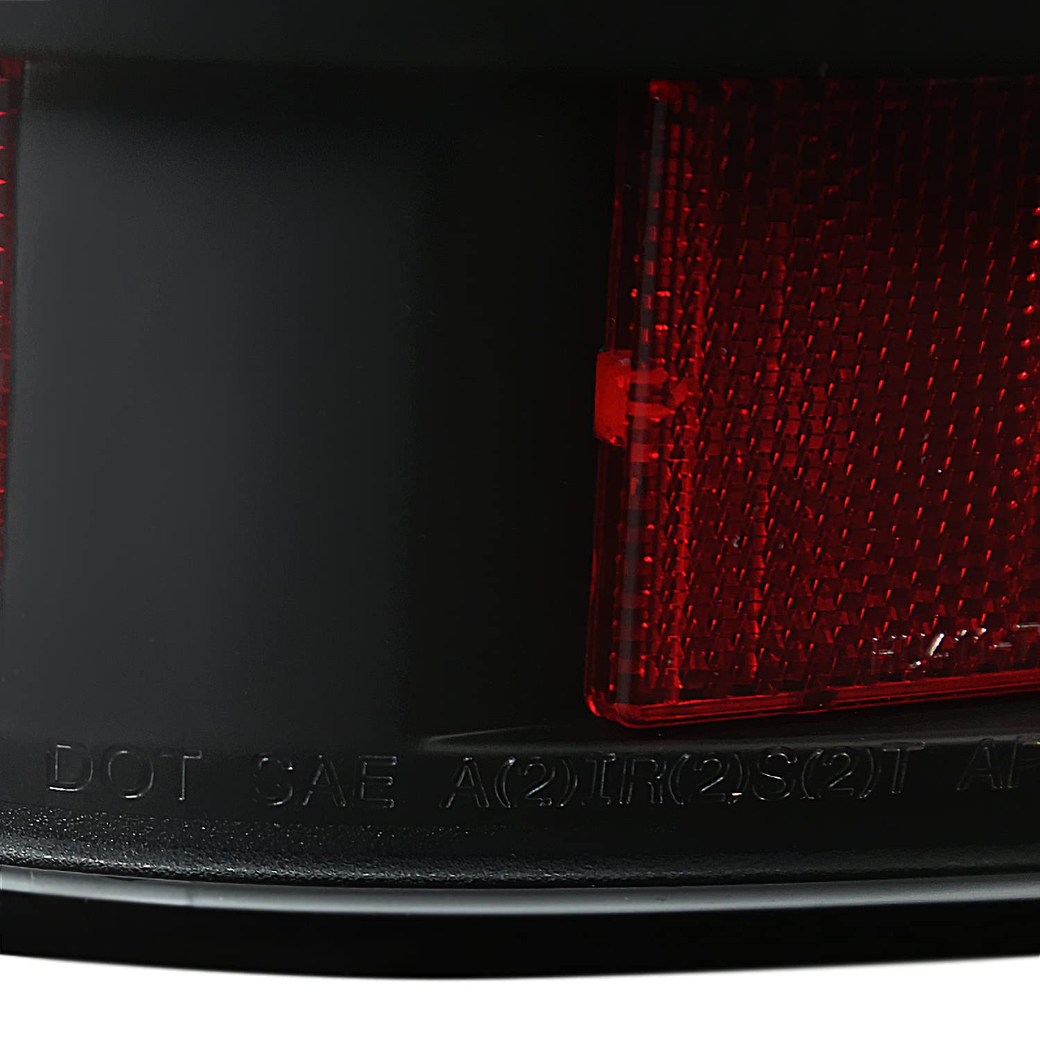 Spec-D Tuning Black Housing Clear Lens LED Tail Lights for 2007-2012 Chevy Avalanche - Left & Right Pair Assembly - Enhanced Visibility & Style for Night Driving & Custom Car Upgrades