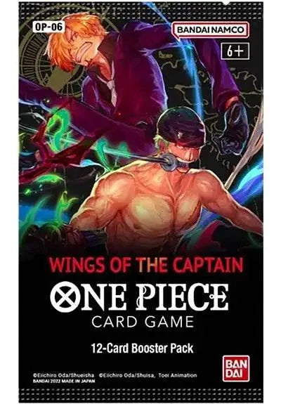 One Piece Wings of the Captain Booster Pack - Anime Trading Card Game Expansion | Collectible Cards for Fans & Players | Perfect for Tournaments, Gifts, and Display Collections