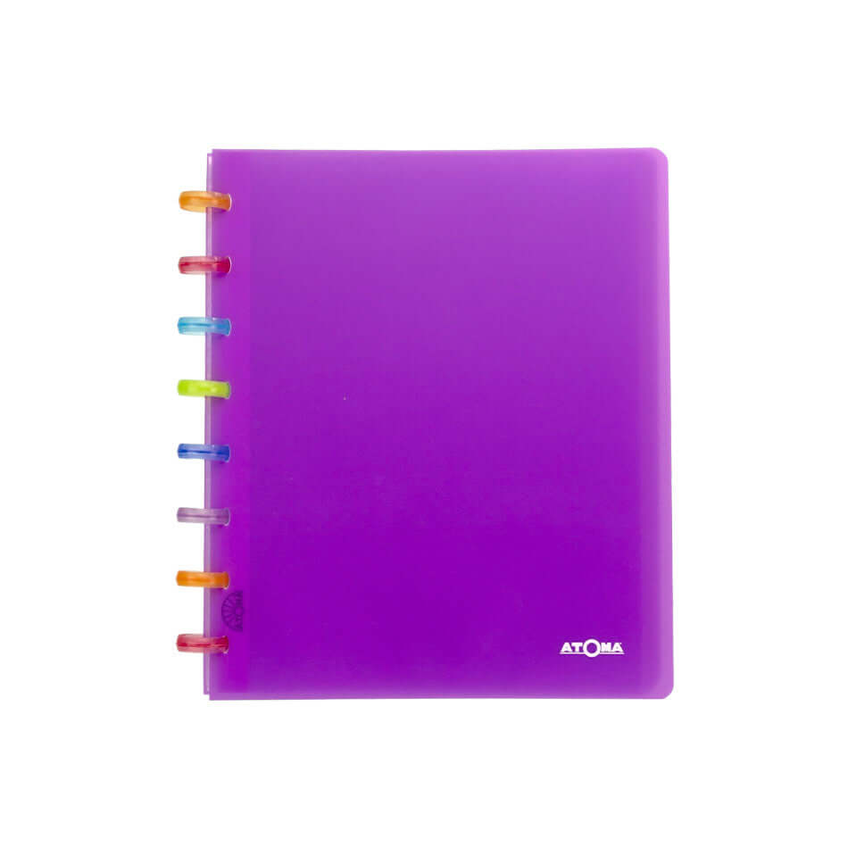 Atoma Tutti Frutti Notebook - Refillable A5 Notebook (165 x 210 mm) for School, Office & Creative Journaling - Durable Spiral Binding with Vibrant Fruity Design