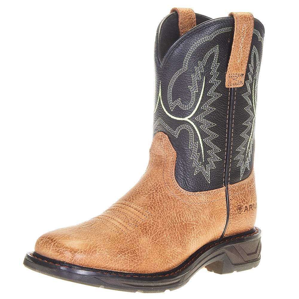 Ariat Kids' Workhog XT Wide Square Toe Work Boots - Durable & Comfortable for Young Riders, Farm Work & Outdoor Activities