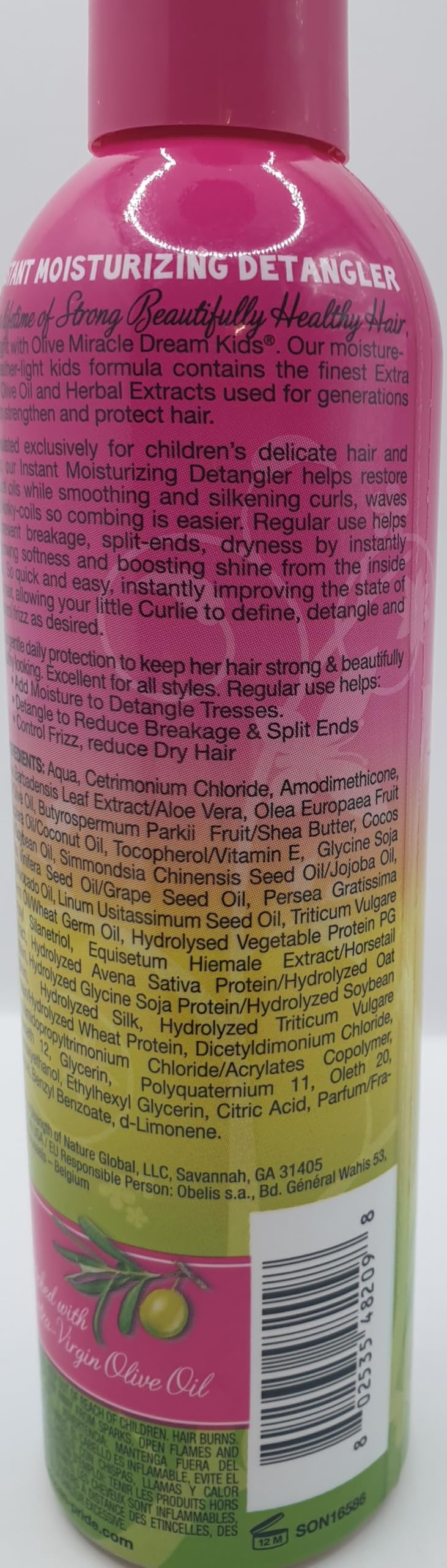 African Pride Dream Kids Detangling Shampoo, Conditioner & Leave-in Conditioner Set - Gentle Hair Care for Kids with Curly & Coily Hair - Perfect for Daily Use & Detangling After Swimming or Playtime