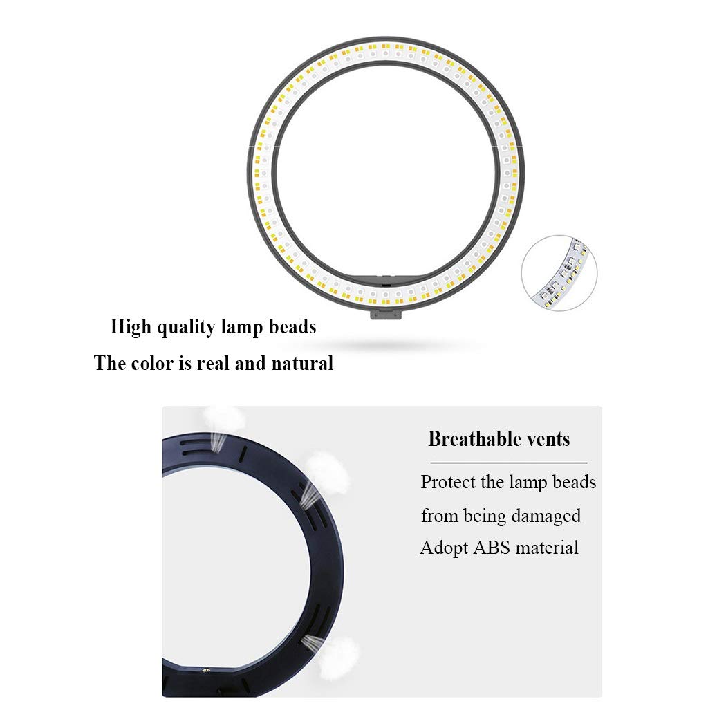 RGB Ring Light with Tripod Stand & Phone Holder - 10