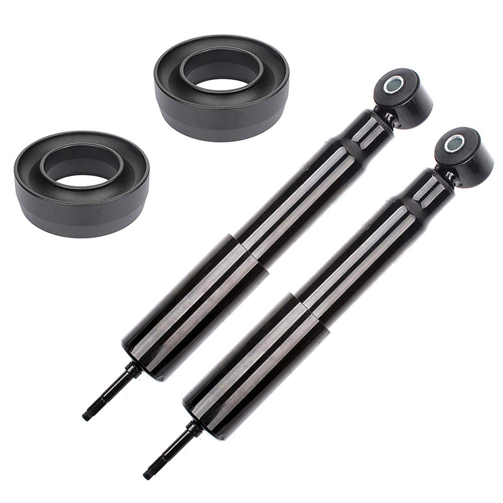 SCITOO 2 Inch Front Strut Shock Absorber Leveling Lift Kit for Dodge Ram 1500 1994-2001 & Ram 2500 1994-2002 | Heavy Duty Suspension Lift Block Kit for Off-Roading & Truck Leveling