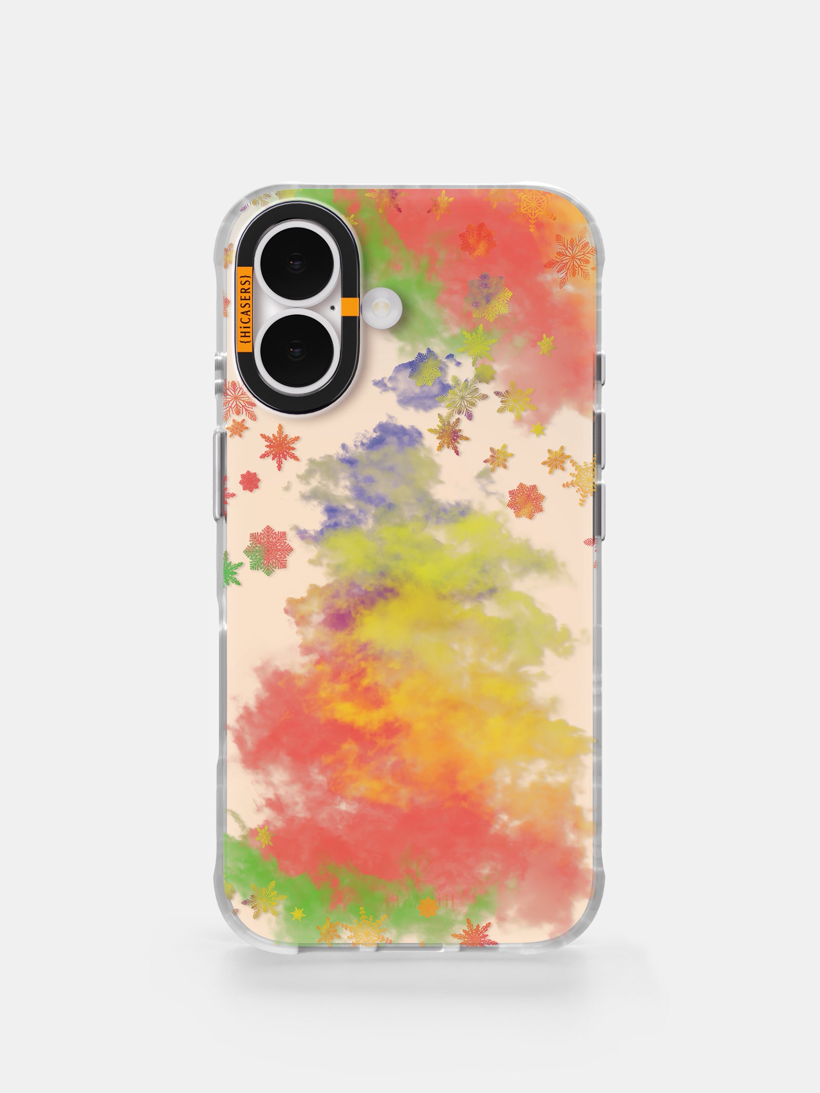Iridescent Rainbow Haze Foggy Christmas Tree Phone Case - Holiday Gift for iPhone & Samsung - Perfect for Christmas Parties & Festive Decorations