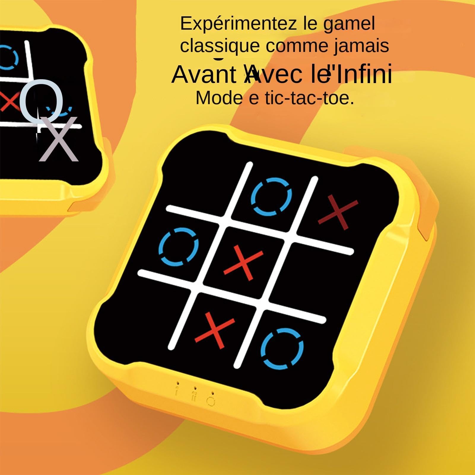 Electronic Tic Tac Toe Game - Classic Digital Strategy Board Game for Kids & Adults | Portable Travel Puzzle Toy for Family Fun, Parties & Road Trips | Interactive Electronic Morpion Game for Office, Home & Outdoor Play