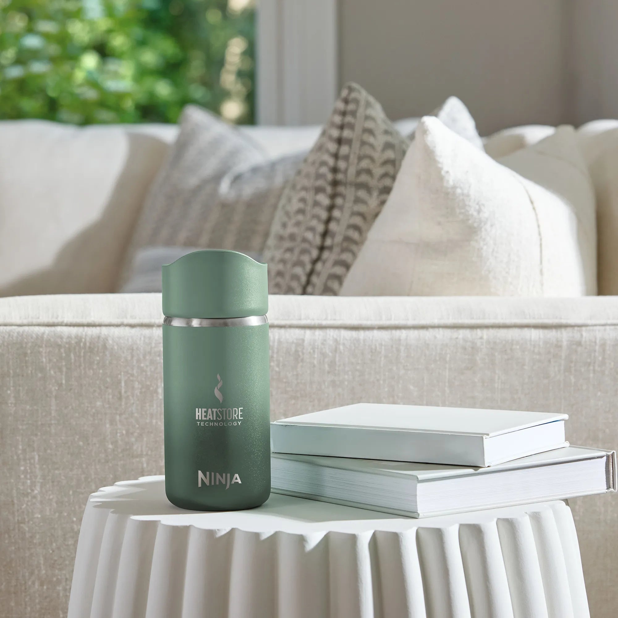 Ninja Sip Perfect 354ml Insulated Stainless Steel Water Bottle - Leakproof, BPA-Free, Keeps Drinks Hot/Cold for 24 Hours - Ideal for Travel, Gym, Hiking & Outdoor Activities