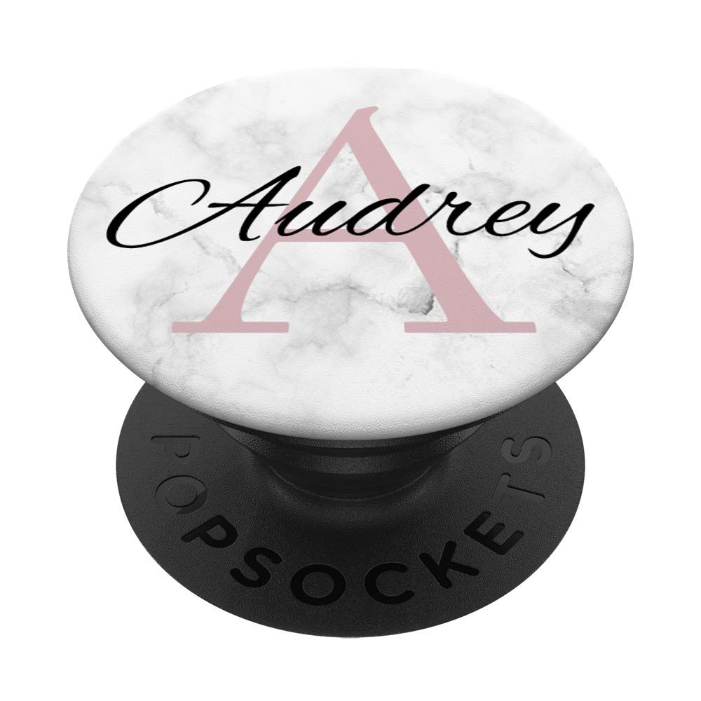 Personalized Audrey Pink Rose Monogram Initial Necklace for Girls - Elegant A Initial Jewelry Gift for Birthdays, Valentine's Day & Special Occasions