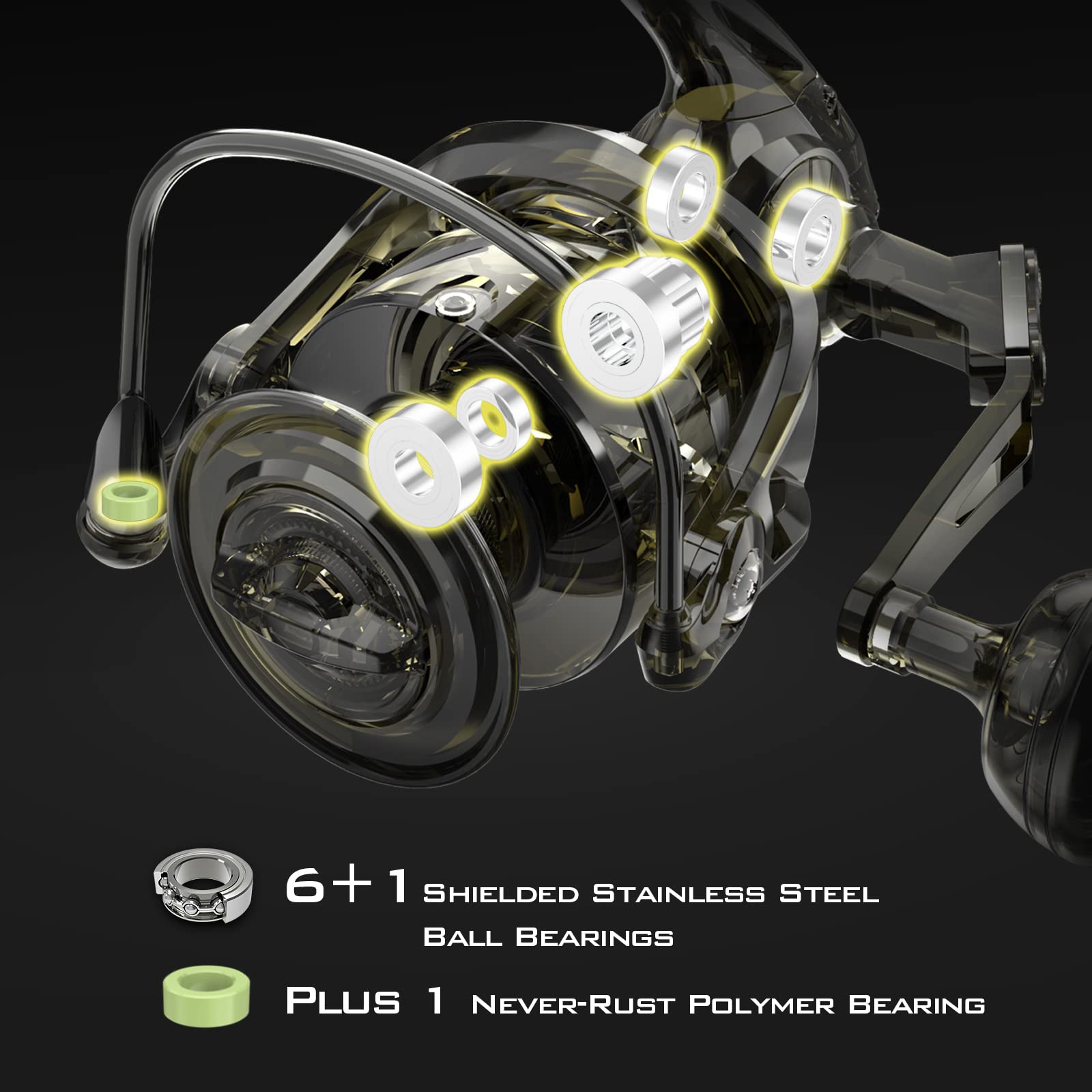KastKing Kapstan Elite Saltwater Spinning Fishing Reel - 55LBs Max Drag, IPX6 Waterproof, Corrosion-Resistant Bearings - Best for Big Game & Offshore Fishing - Perfect Gift for Anglers & Saltwater Fishing Enthusiasts - Ideal for Deep Sea, Pier, and Surf Fishing Adventures