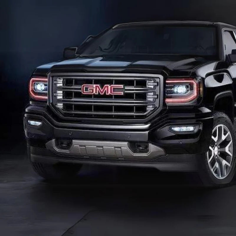 GMC Sierra Multicolor DRL Boards for 2016-2018 Models - Upgrade Your Truck's Lighting for Night Driving & Off-Road Adventures