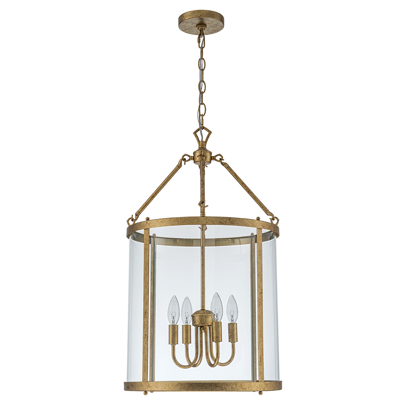 Vintage 4-Light Chandelier - 16