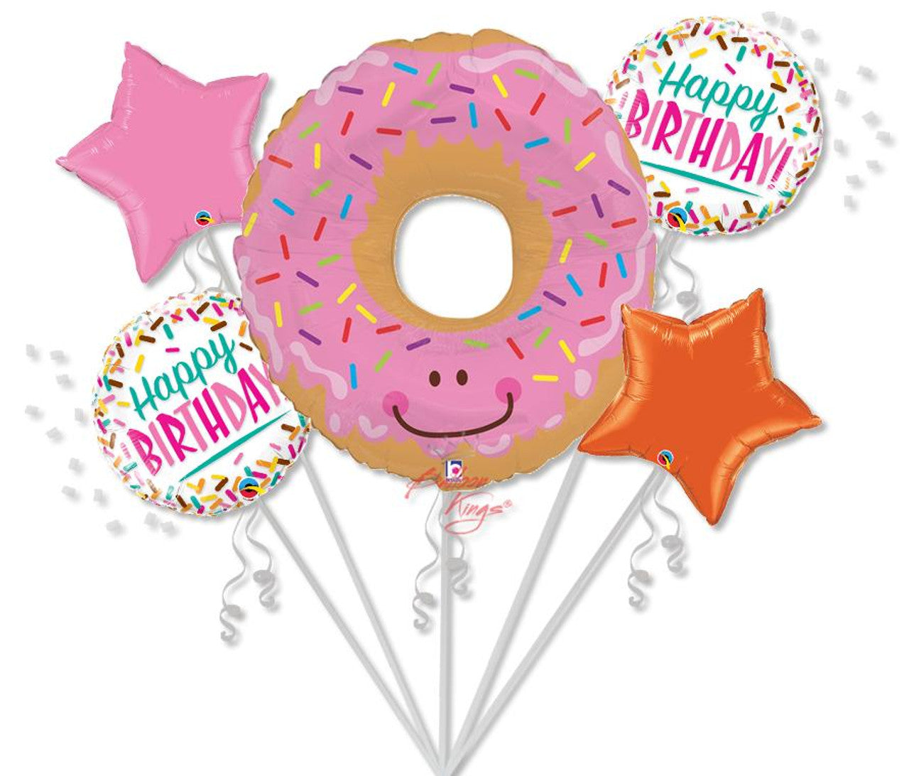 Glazed Donut Balloon - Fun Party Decoration for Birthdays, Baby Showers & Events