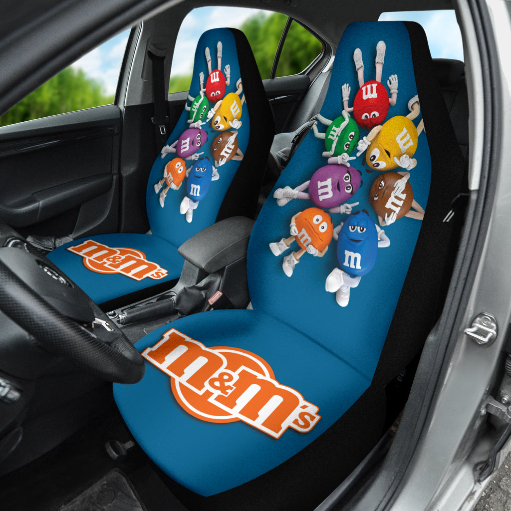 Premium M&M Members Car Seat Covers 210101 - Waterproof & Durable Auto Accessories for Cars, Trucks & SUVs - Perfect Gift for Car Enthusiasts & M&M Fans