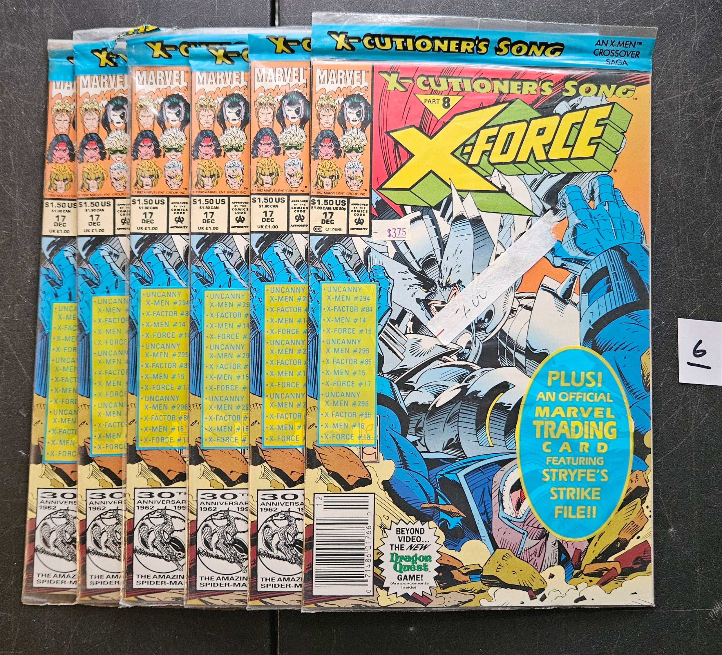 X-Force X-Cutioner's Song Vol. 1 #17 November 1992 Marvel Comics - Rare Collectible Comic Book for Superhero Fans & Marvel Collectors - Perfect for Display, Gifts, and Comic Book Collections