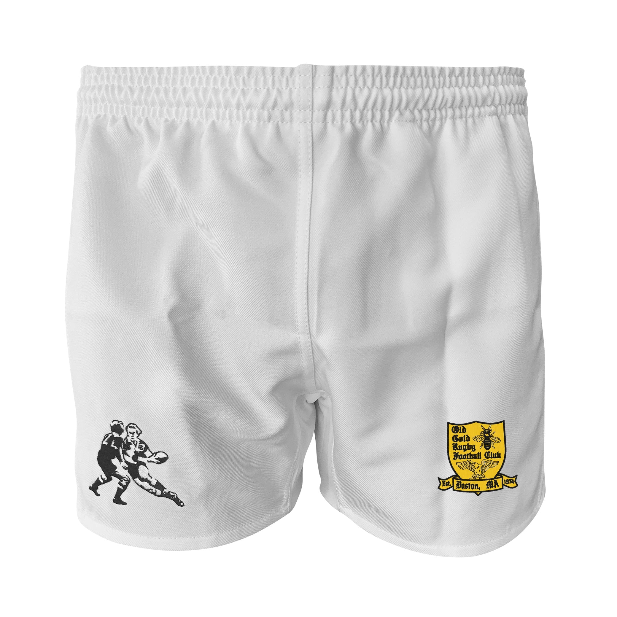 Old Gold RFC RI Pro Power Shorts - High-Performance Workout Shorts for Men, Breathable & Quick-Dry Gym Shorts with Pockets - Perfect for Running, Training & CrossFit