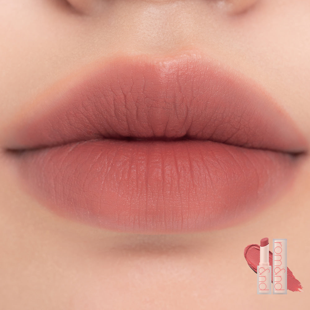 Rom&nd Zero Matte Lipstick (07 Envy Me) 3g - Long Lasting Velvety Matte Lipstick, Vegan & Cruelty Free - Perfect for Everyday Wear, Date Night & Special Occasions