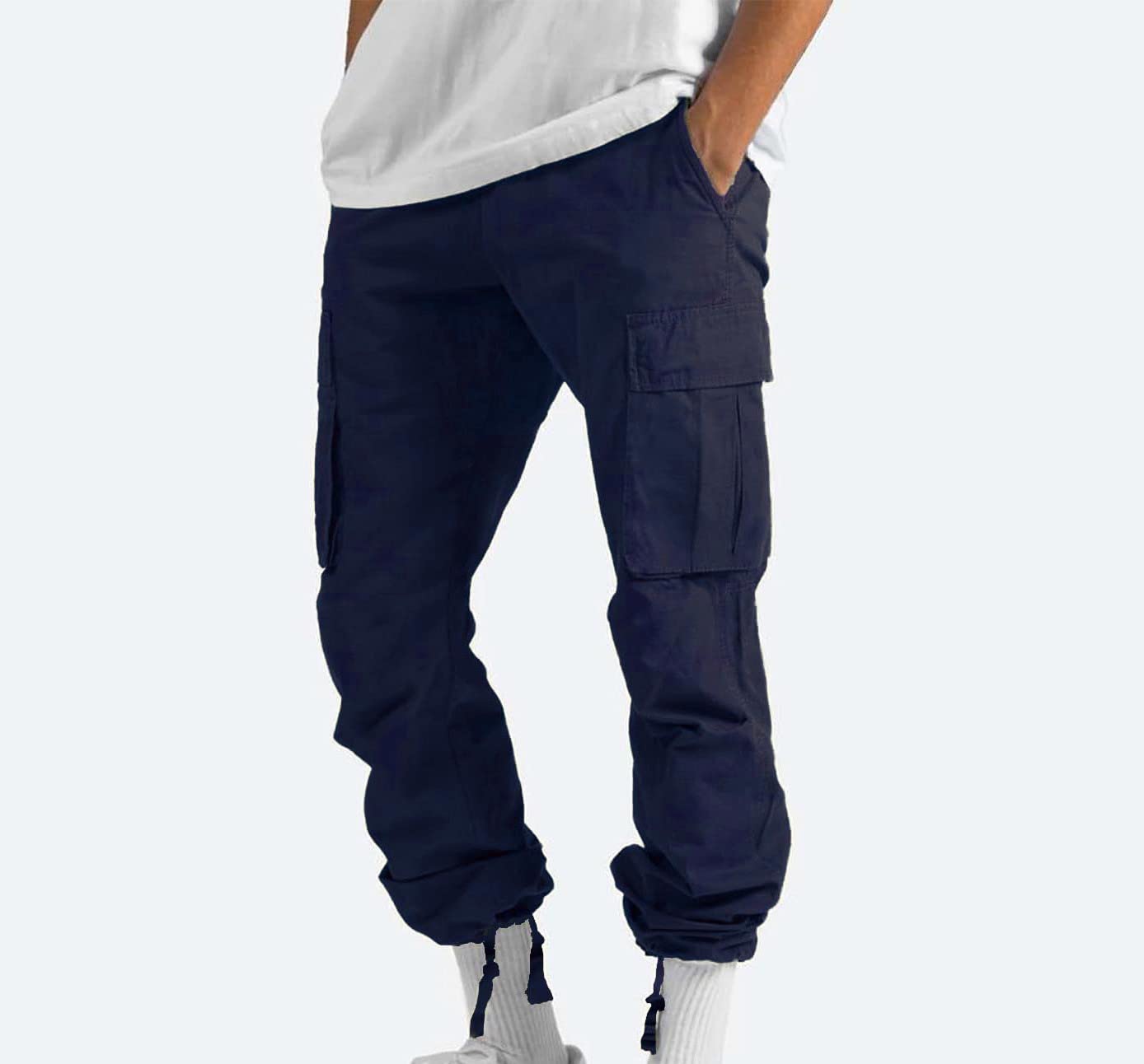 **Men's Classic Fit Cargo Pants - Multi-Pocket Work & Safety Trousers for Hiking, Outdoor Recreation & Casual Wear (2022 Fashion)**    *Perfect for Work, Hiking, Camping & Everyday Comfort*