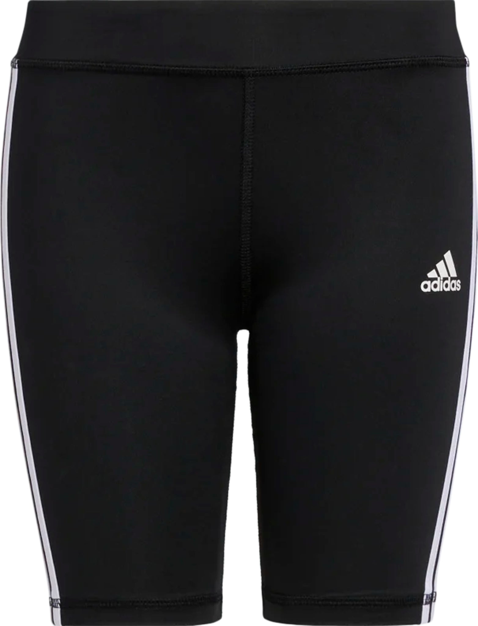 3 Stripes Bike Shorts for Girls - Comfortable & Stylish Cycling Shorts for Active Kids - Perfect for Biking, Running, and Sports Activities