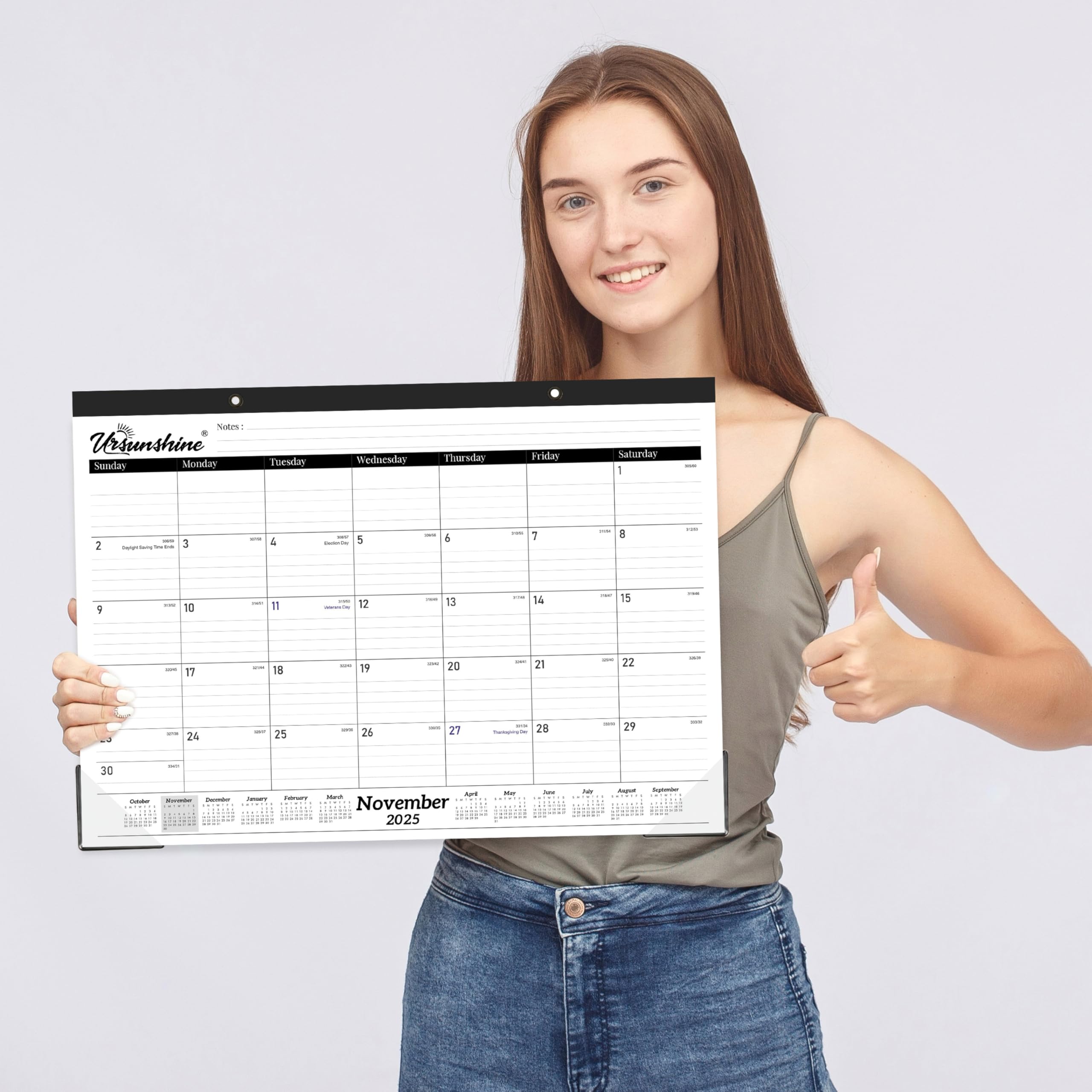 2025 Desk and Wall Calendar - 12 Month Planner Jan-Dec 2025, 17