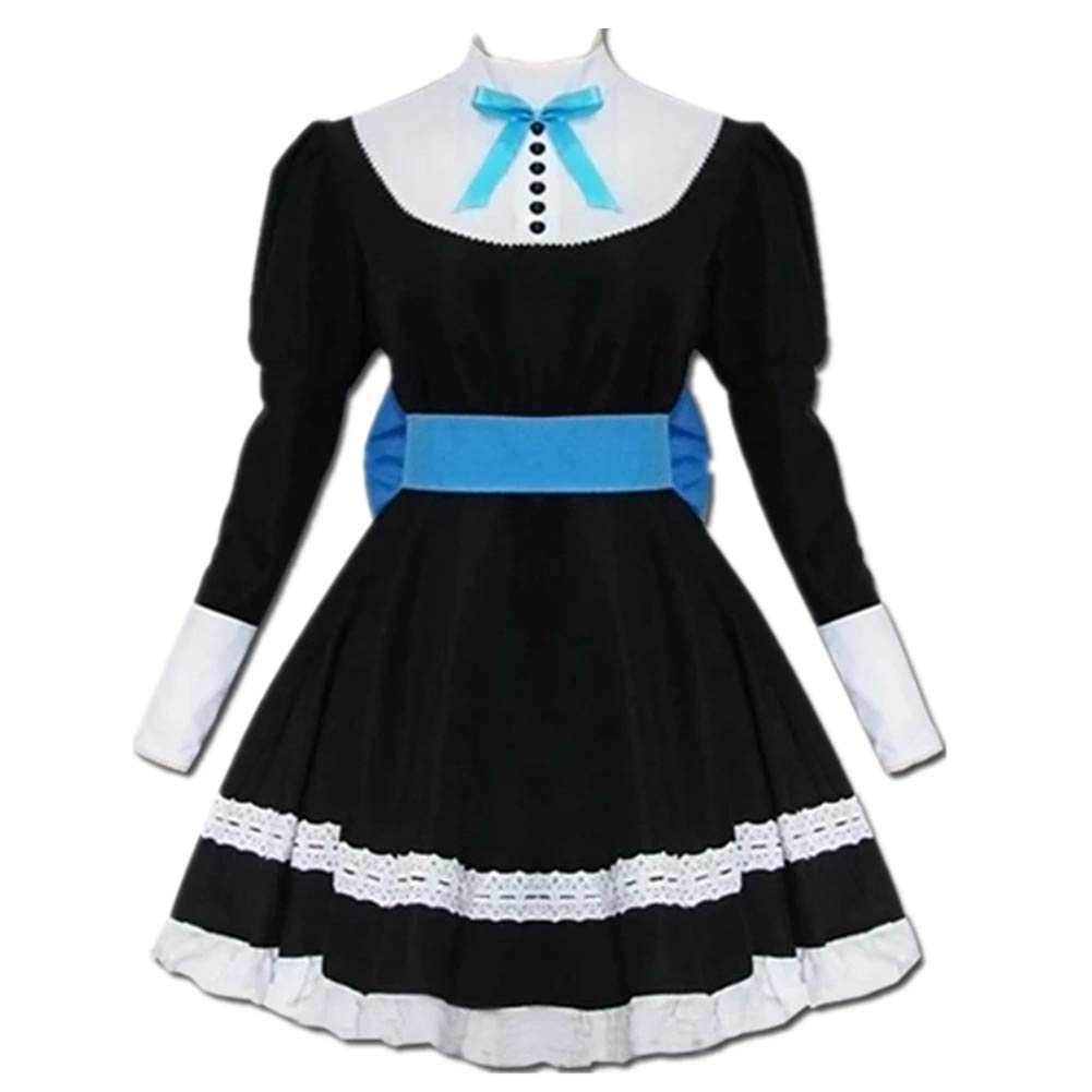Anarchy Stocking Black Dress Cosplay Costume with Stockings - Anime Panty & Stocking with Garterbelt Heroine Outfit for Halloween, Comic Con & Cosplay Events