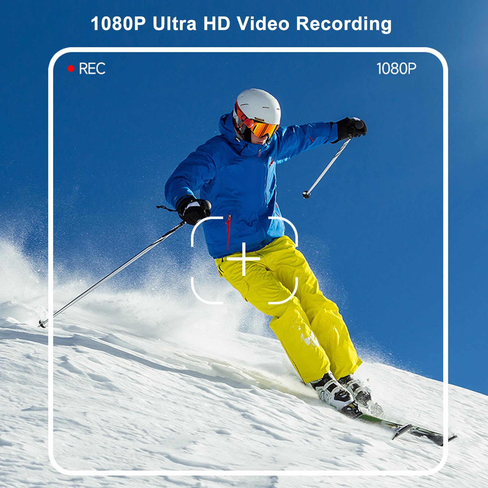 Zunate Magnetic Body Camera with Audio & Video Recording - 1080P HD Wearable Camera, 100° Wide Angle, Night Vision, 300mAh Battery - Perfect for Riding, Outdoor Adventures, Hiking & Security Surveillance